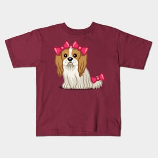 King Charles Cavalier Spaniel tshirt - Dog Gifts for Cavalier and Spaniel Pet Lovers Kids T-Shirt